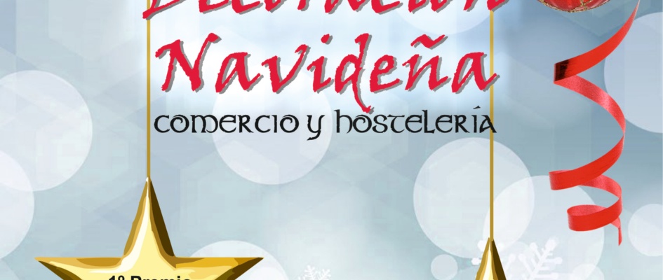 cartel concurso decoración navideña