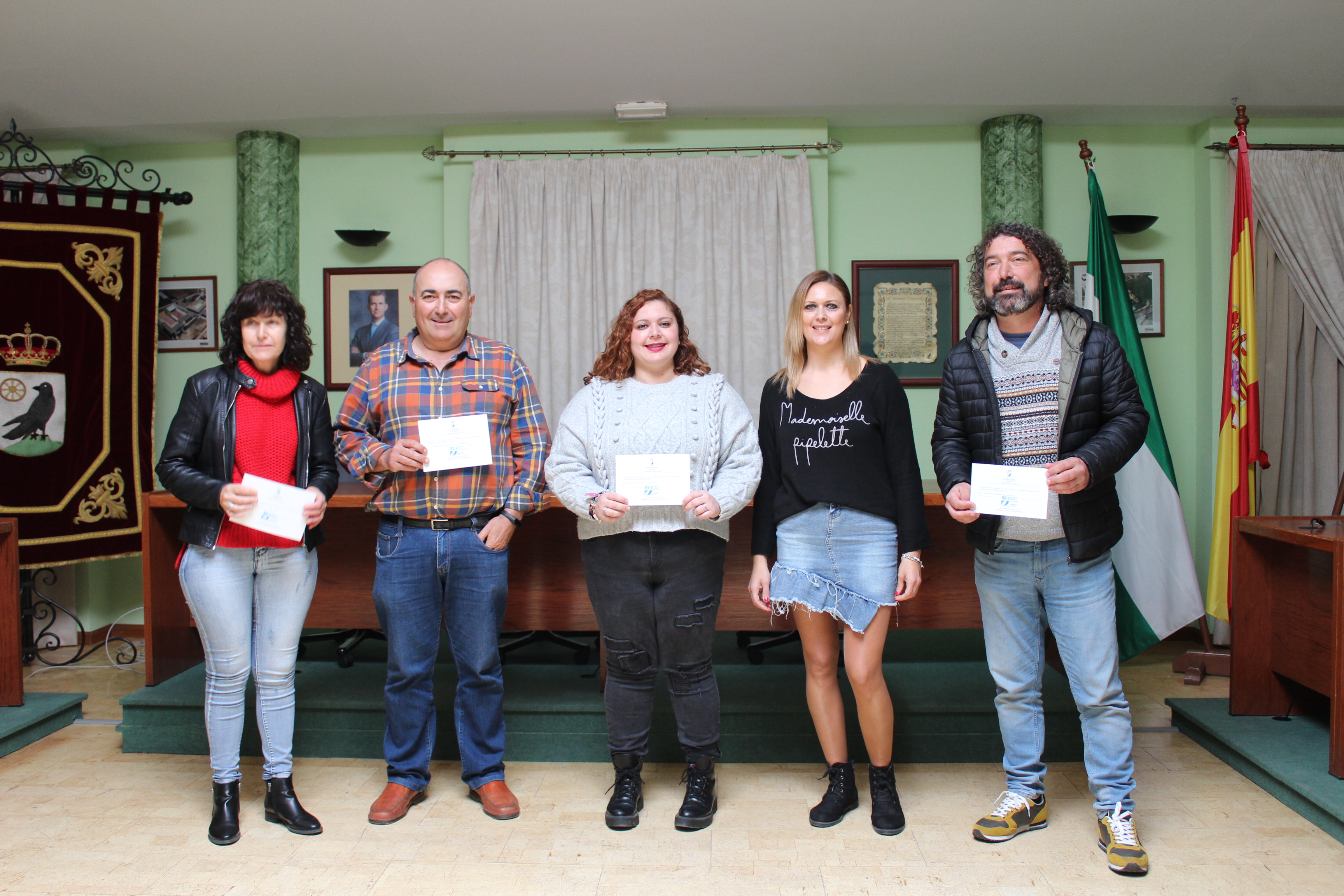 Los cuatro ganadores del concurso de la VII ruta de la tapa