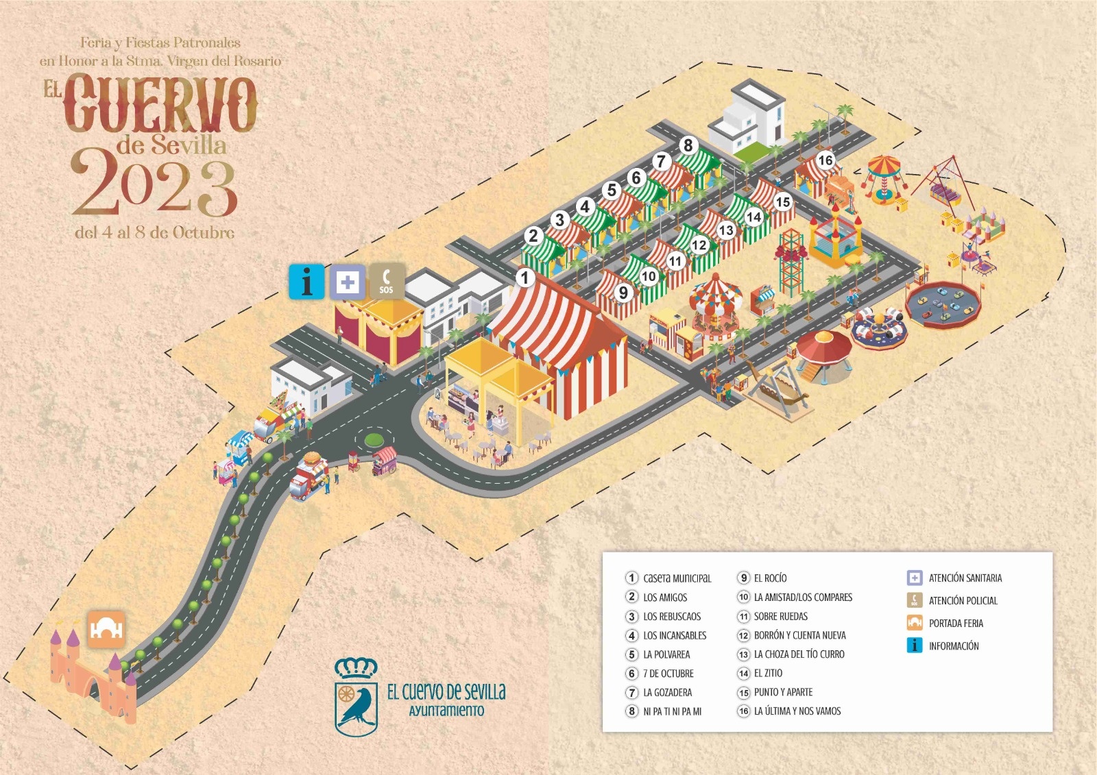mapa ubicación Feria 2023