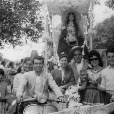 Romería de El Cuervo, años 60 y 70