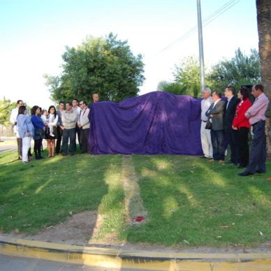 Colocación monolito Año 2010 - 50 Aniversario de la Romería