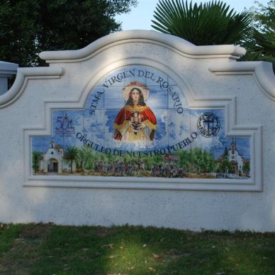 Colocación monolito Año 2010 - 50 Aniversario de la Romería